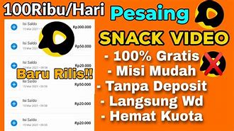 Apk Penghasil Uang Mirip Snack Video 2022 Download Gratis Terbaru